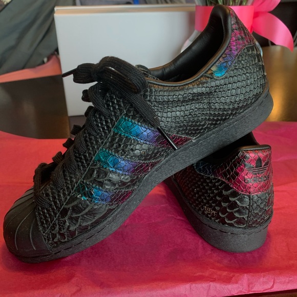 adidas superstar rainbow trainers